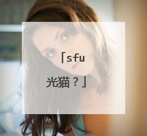 sfu光猫?