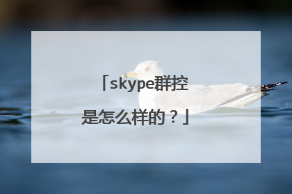 skype群控是怎么样的?