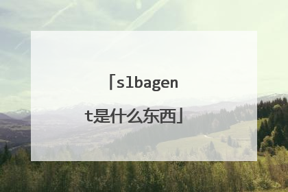 slbagent是什么东西