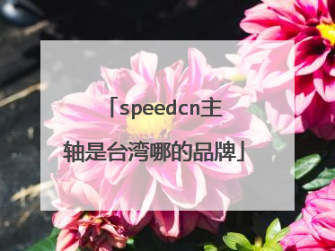 speedcn主轴是台湾哪的品牌