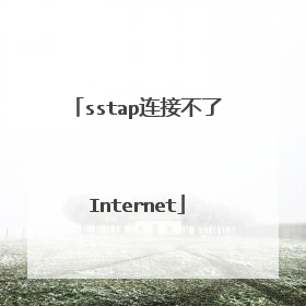 sstap连接不了Internet