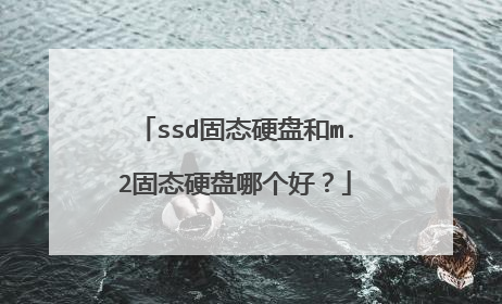 ssd固态硬盘和m.2固态硬盘哪个好？