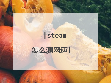 steam怎么测网速