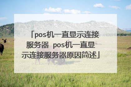 pos机一直显示连接服务器 pos机一直显示连接服务器原因简述
