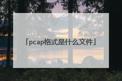 pcap格式是什么文件