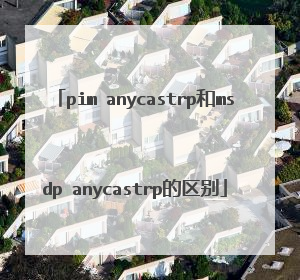pim anycastrp和msdp anycastrp的区别