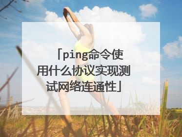 ping命令使用什么协议实现测试网络连通性