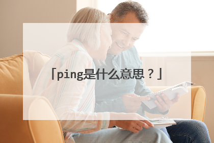ping是什么意思？