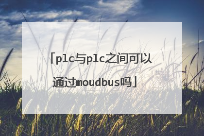 plc与plc之间可以通过moudbus吗
