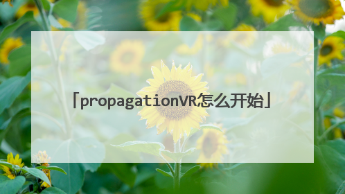 propagationVR怎么开始