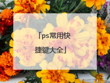 ps常用快捷键大全