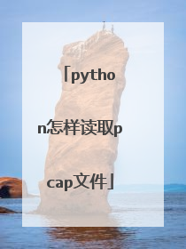 python怎样读取pcap文件