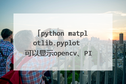 python matplotlib.pyplot 可以显示opencv、PIL读取的图像，反过来opencv、PIL怎么读取plt包绘制的图像？