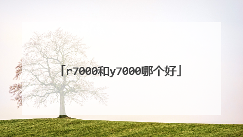 r7000和y7000哪个好