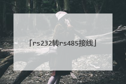 rs232转rs485接线