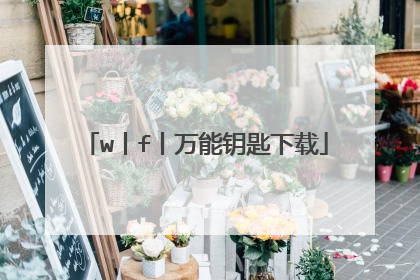 w丨f丨万能钥匙下载