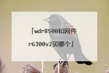 wdr8500和网件r6300v2买哪个