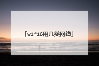 wifi6用几类网线