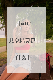 wifi共享精灵是什么