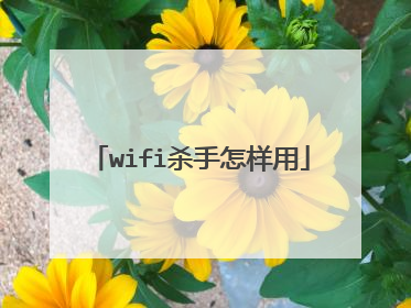 wifi杀手怎样用