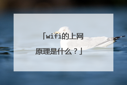 wifi的上网原理是什么？
