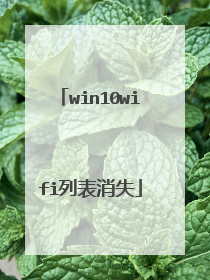 win10wifi列表消失