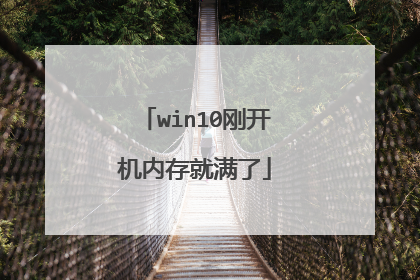 win10刚开机内存就满了