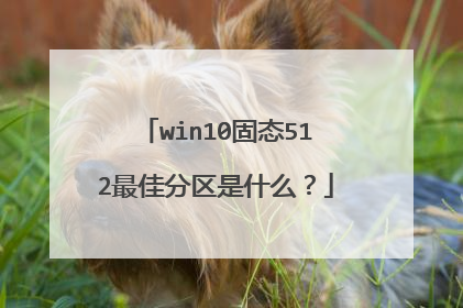win10固态512最佳分区是什么?