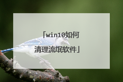 win10如何清理流氓软件