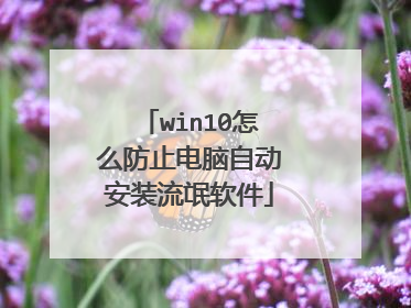 win10怎么防止电脑自动安装流氓软件