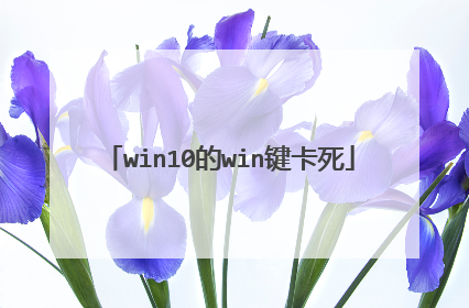 win10的win键卡死