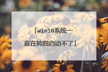 win10系统一直在转圈启动不了