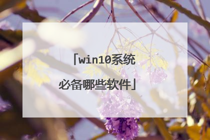 win10系统必备哪些软件