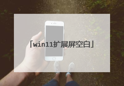 win11扩展屏空白