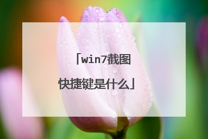 win7截图快捷键是什么