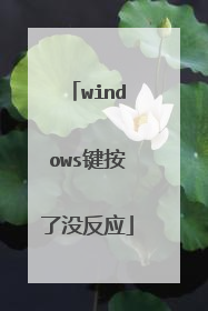 windows键按了没反应