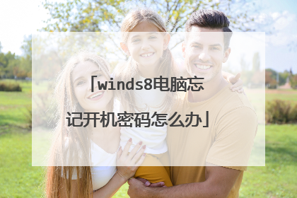 winds8电脑忘记开机密码怎么办