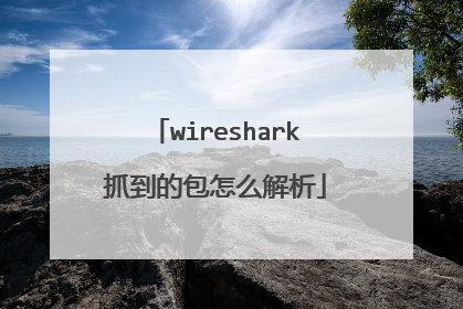 wireshark抓到的包怎么解析