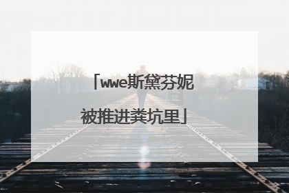 wwe斯黛芬妮被推进粪坑里