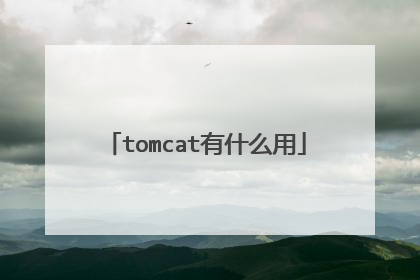 tomcat有什么用