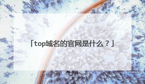 top域名的官网是什么？