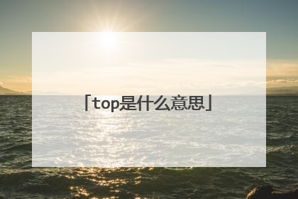 top是什么意思