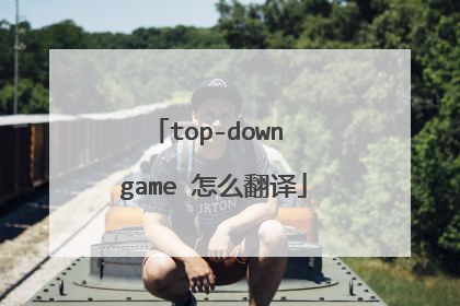 top-down game 怎么翻译