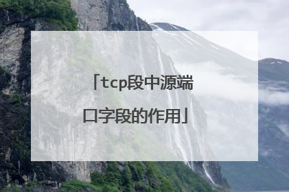 tcp段中源端口字段的作用