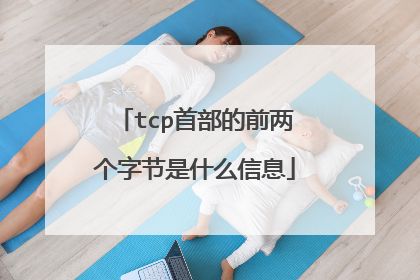 tcp首部的前两个字节是什么信息