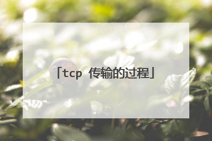 tcp 传输的过程