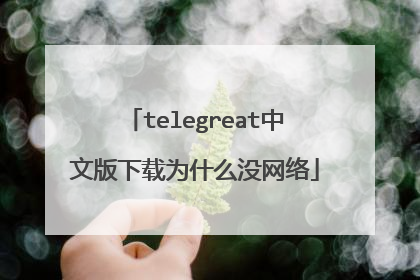 telegreat中文版下载为什么没网络