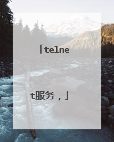 telnet服务,
