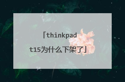 thinkpad t15为什么下架了