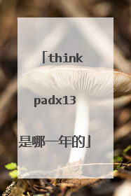thinkpadx13是哪一年的